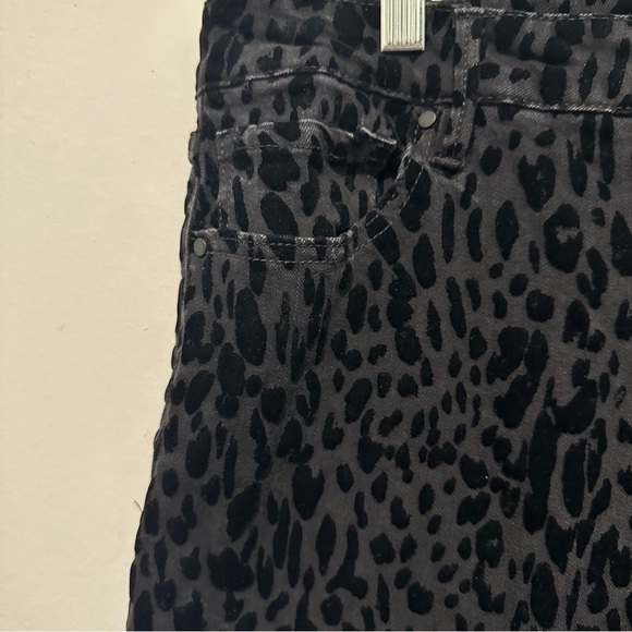 Rachel Roy black Sahara‎ flocked pants - Picture 2 of 3